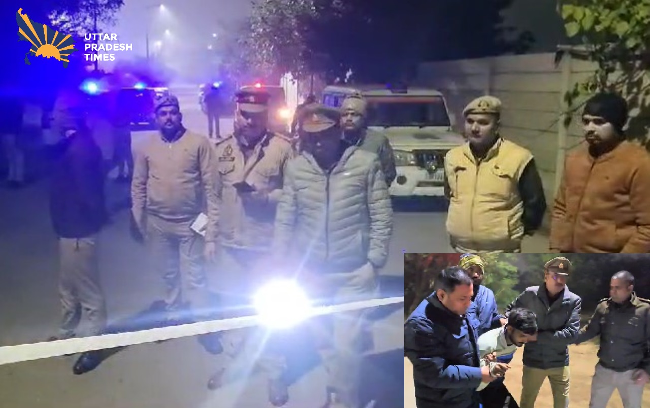 ठाकुरगंज में पुलिस और बदमाश के बीच मुठभेड़, आरोपी गिरफ्तार, पैर में गोली लगी 