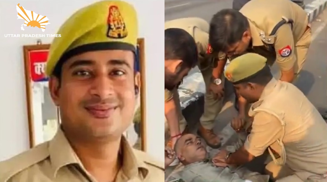 मोटरसाइकिल से गिरकर बुजुर्ग हुआ बेहोश, पुलिसकर्मी ने सीपीआर देकर बचाई जान