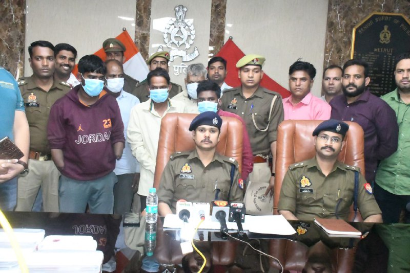 पुलिस मुठभेड़ में डकैती की घटना के छह आरोपी गिरफ्तार, एक के पैर में लगी गोली