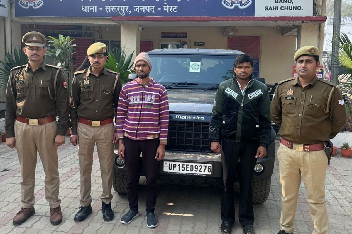  हाईवे में THAR कार पर स्टंट करने वाले दो स्टंटबाज पुलिस ने किए गिरफ्तार