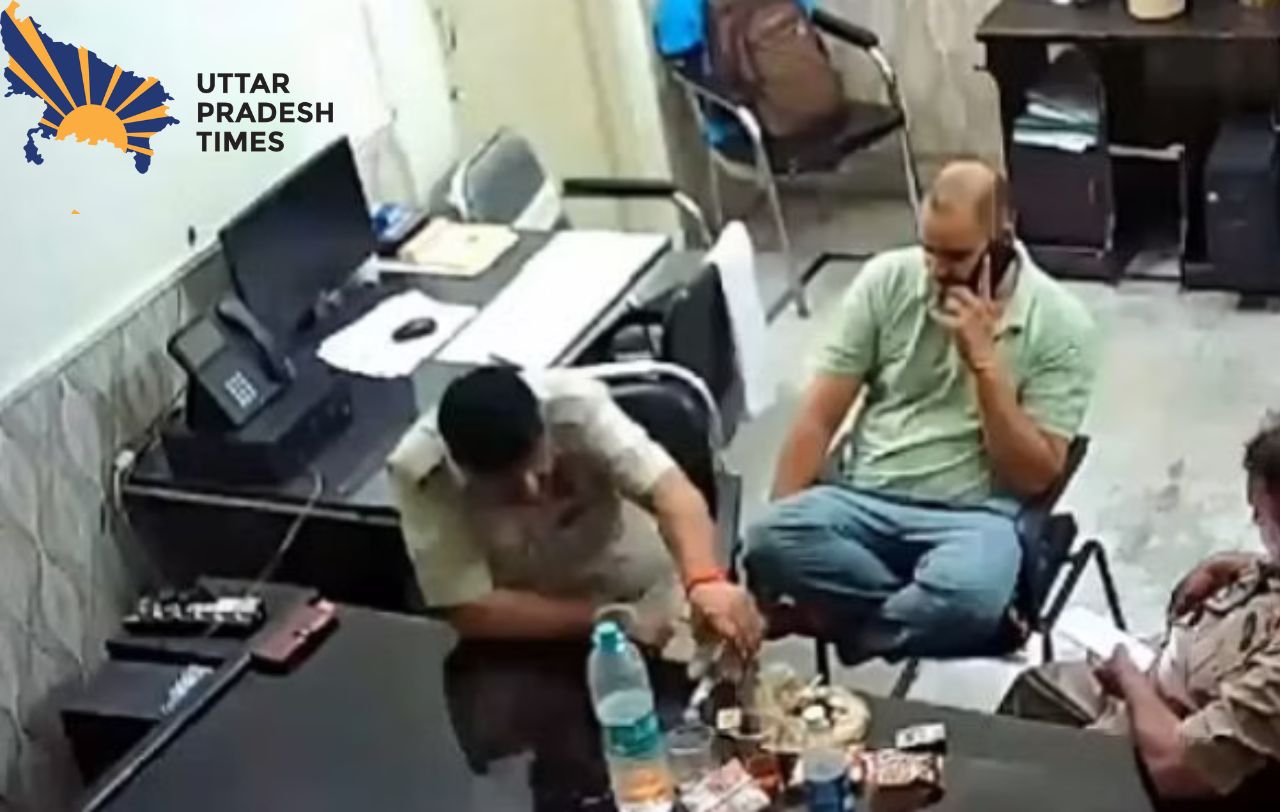 डायल 112 के दफ्तर में शराब पार्टी का वीडियो वायरल, निरीक्षक समेत तीन पुलिसकर्मी निलंबित