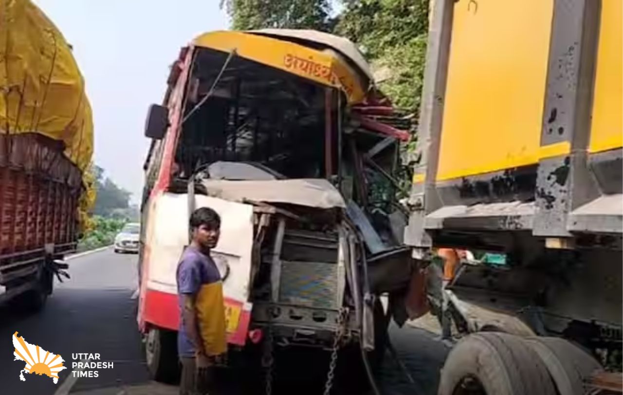 अयोध्या डिपो की बस ने डंपर को मारी टक्कर, 12 से ज्यादा यात्री गंभीर रूप से घायल