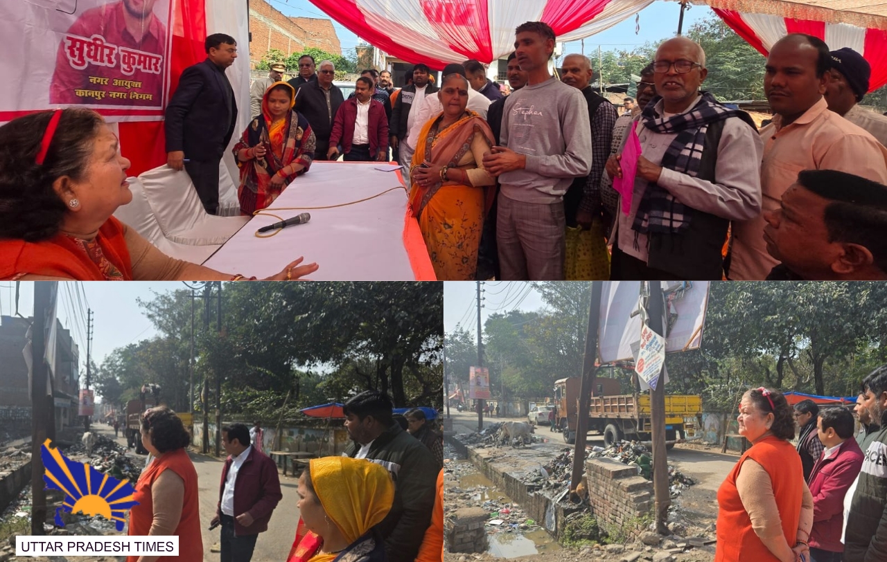 रविदासपुरम में जल्द शुरू होगा सीवर लाइन डालने का काम,जनता दरबार में शिकायती पत्र लेकर पहुंचे लोगो को महापौर ने दिया आश्वासन